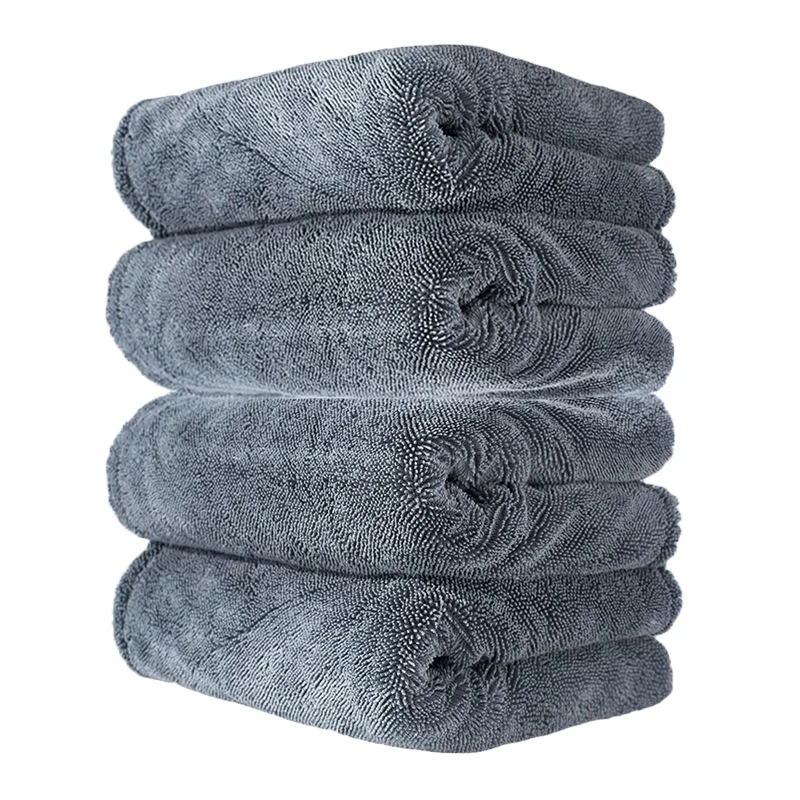 High quality 1200gsm twisted long  loop microfiber car drying towel car wash towel micro fiber towel for car