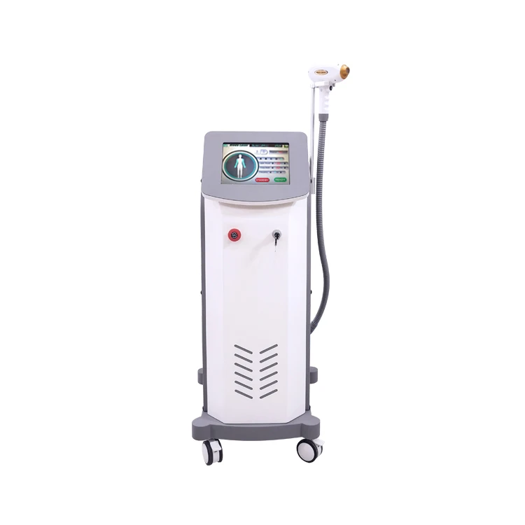 Professional vertical skin rejuvenation 755 808 1064 diode laser/ 3 waves 808nm Diode Laser hair removal Machine for Hair loss