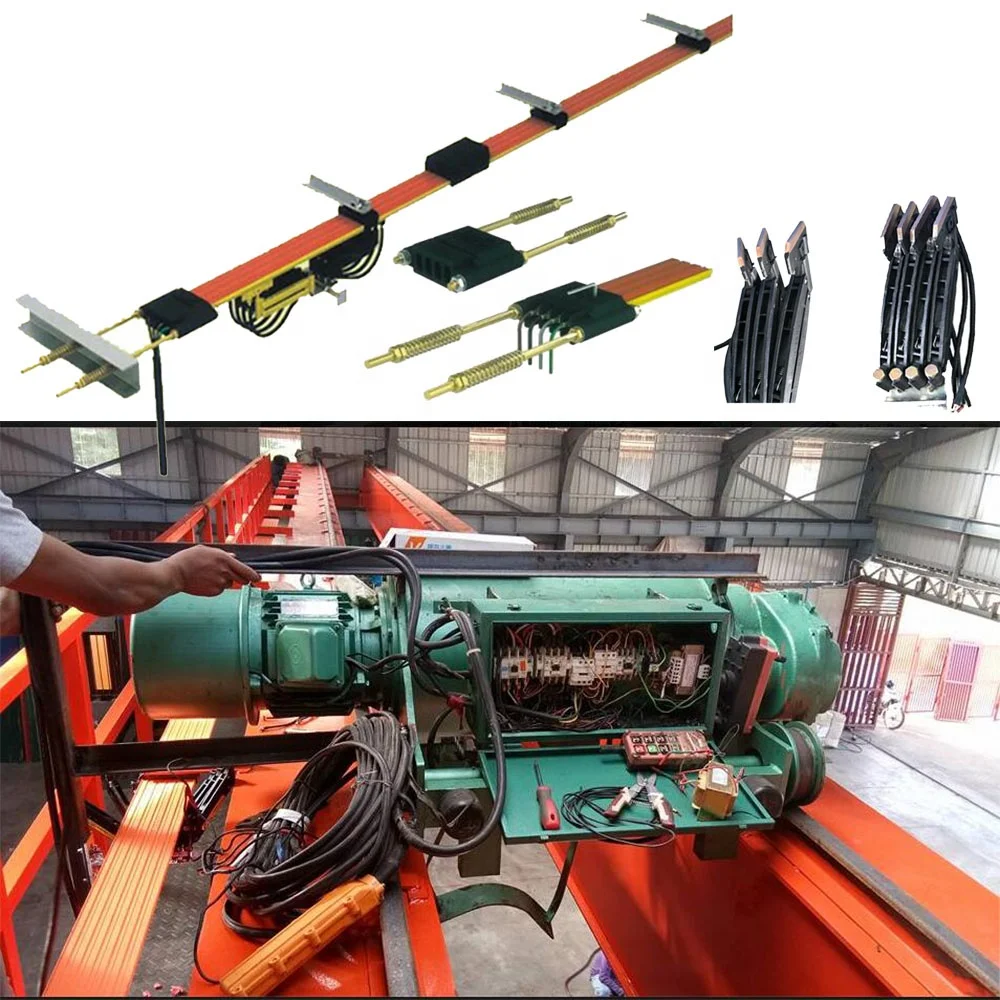 High performance electric conductor rail 3p 4p 6p 80A for hoist