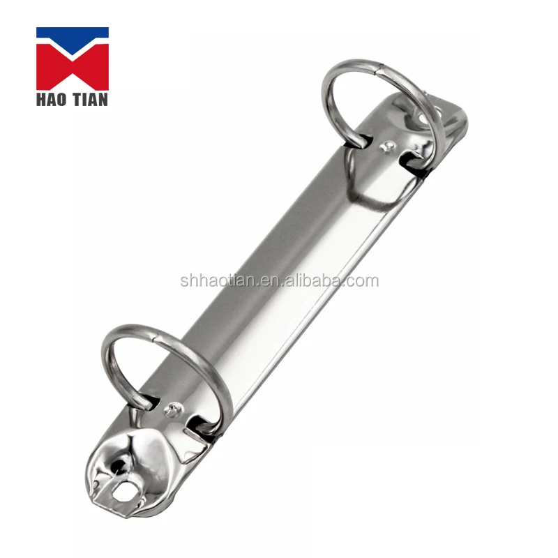 stationary clip metal 2 ring binder mechanisms