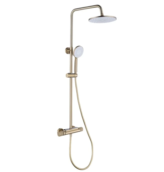 Fujian manufacturer apartment building full set hardware bathroom modern simple design cheap matt black big round bath shower