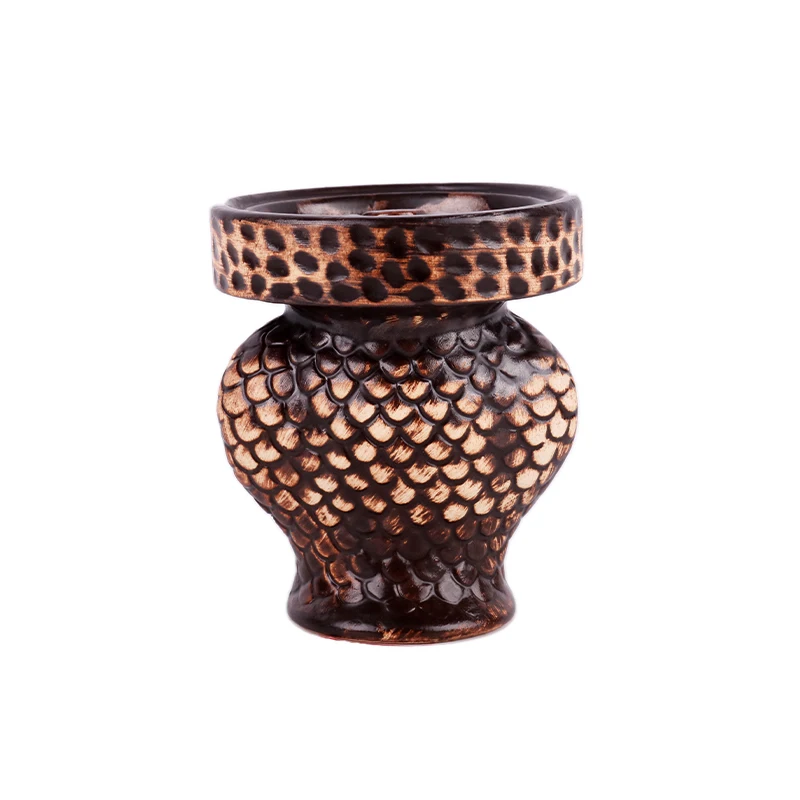 Factory portable  Wholesale  Creative Luxury Home Accessories Ceramic Hookah Bowl 8.7*10 cm