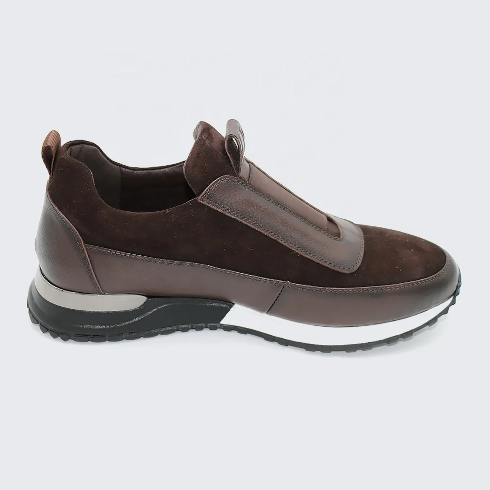 LANCI Custom Mens Genuine Leather Casual Sports Shoes premium sneakers Luxury Running Leather Sneakers For men