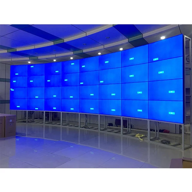 55inch Indoor3.5mmUltra Narrow Bezel Wall Monitor Display LCD Video Wall Display Screen 3x3 Advertising Players