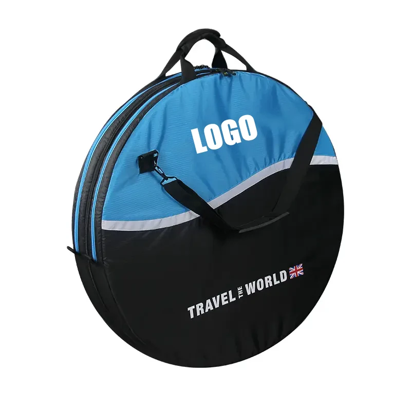 2024 Waterproof Sport Customized Bicycle Bike Double wheel bag folding bike bag with wheels Padded For 700c Road Bike