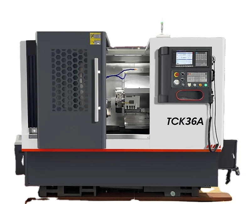 TCK36 Fanuc Cnc Slant Bed Brake Lathe Cnc Mini Lathe Machine