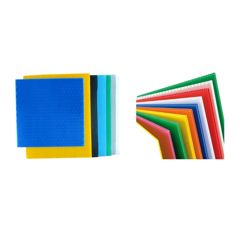 Wholesale Support OEM Factory Cheap Price Printing Advertising Material Plastic Board Polypropylene PP Corrugated Sheet