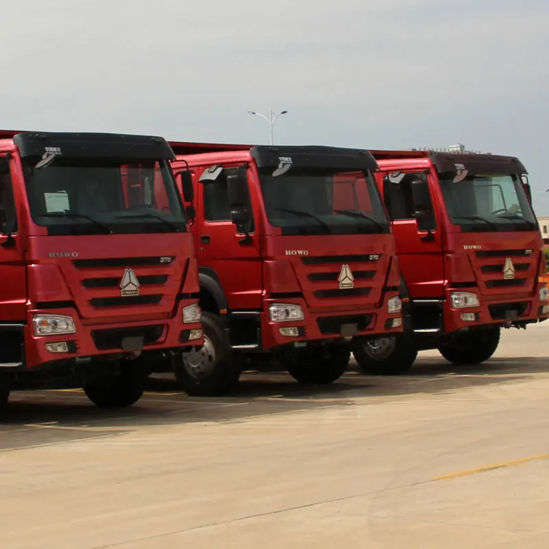 Cheap Price 336 340 371 375 380 420HP Sinotruck Howo 6*4 Cargo Truck With New Fence Bucket Used Trucks Wholesale