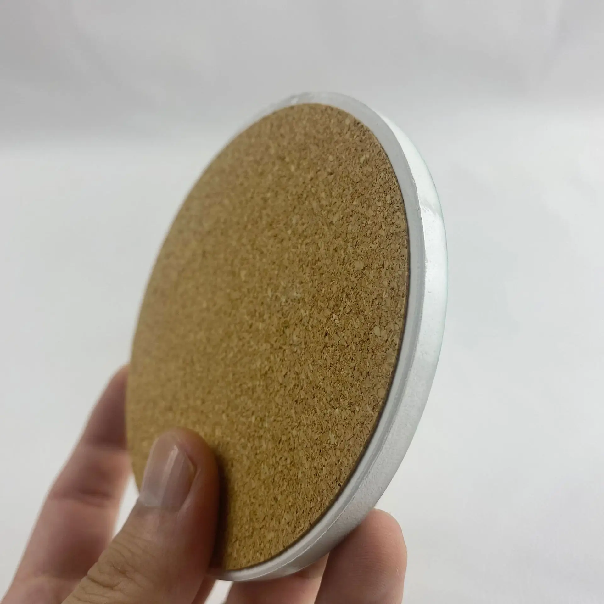 Custom Sublimation Colorful Sky  Ceramic Round Coaster Cork Base Coasters