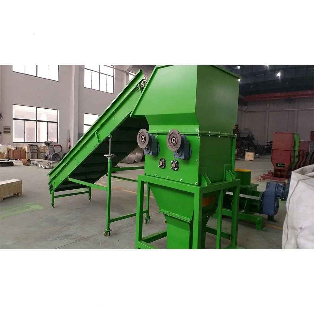 Low Maintenance Cost Twin Shaft EPS XPS Styrofoam Crushing Compactor Crusher Machine