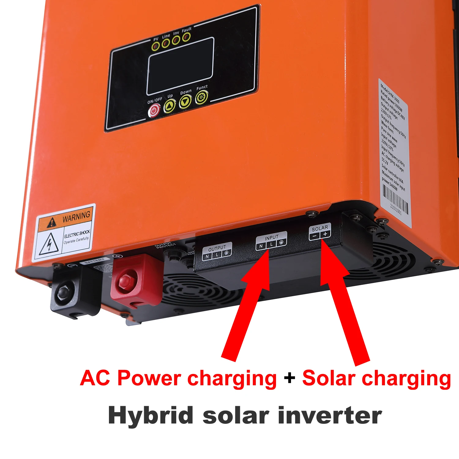 Good Quality Pure Sine Wave Mppt 60a Solar Hybrid Inverter 3000w Off Grid Solar Power Inverter Price