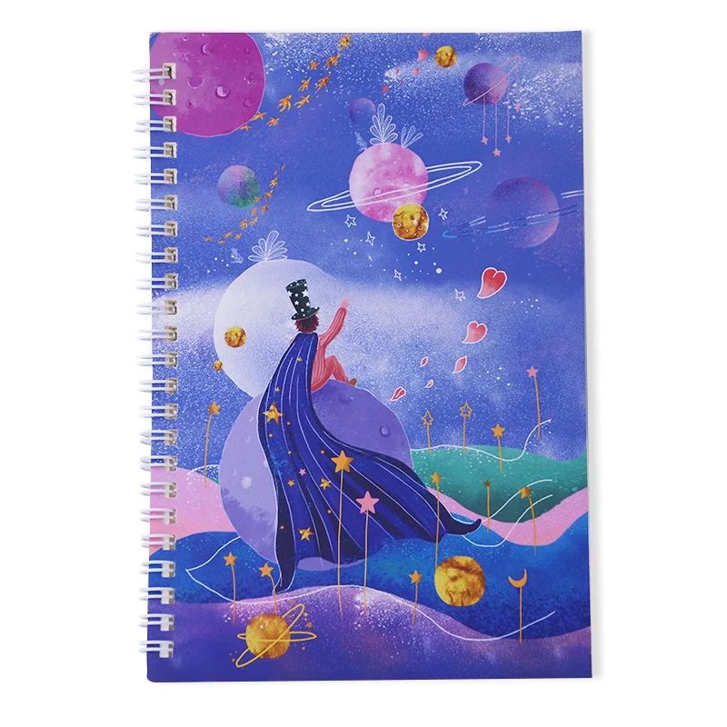 2021 cute 3d cartoon design hard cover diary notebook for student