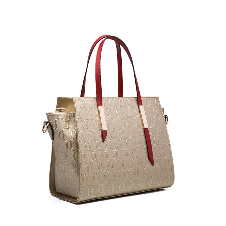 Оптовая продажа, трендовый 4 шт в 1 комплект композиционная кожа Сумки из натуральной кожи для женщин, женская сумка, сумки для рук