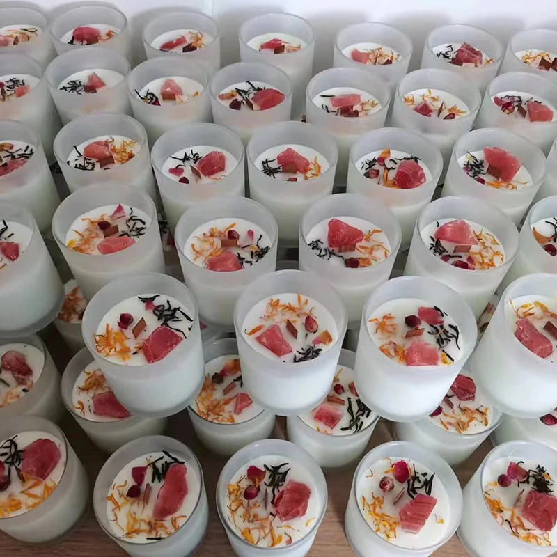 Decorative Crystal Stone diy Scented Candle Wholesale Price High Quality Private Label luxury Scented Candles