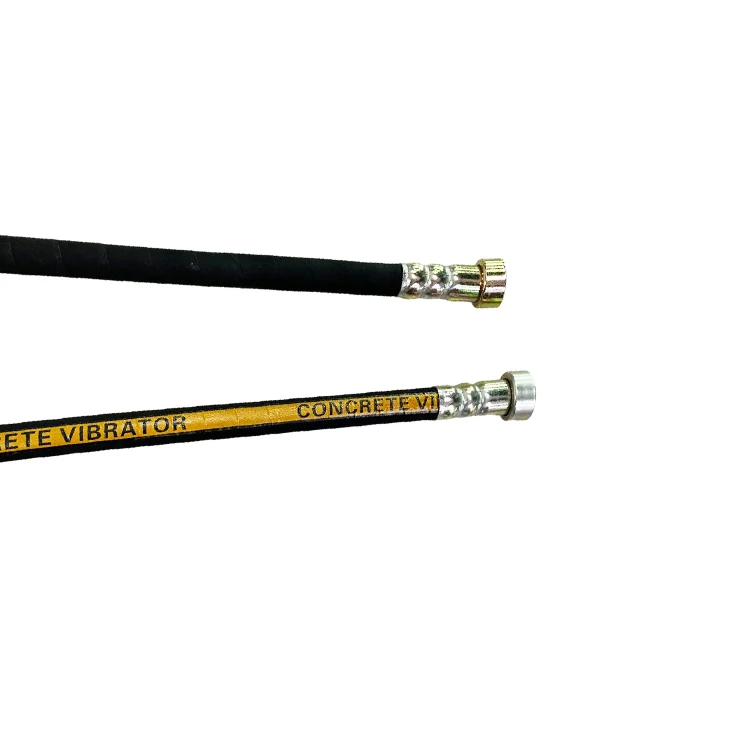 WISDOM Custom Japanese/Indonesi Type Portable Electric Motor Vibrator Hose 1-3M Flexible Rubber Hose For Concrete Poker Vibrator