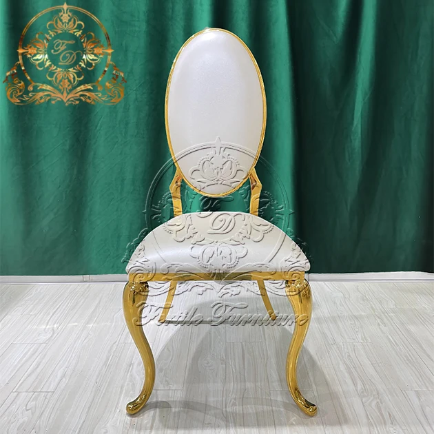 Conference Banquet Royal  Stainless Steel Hotel Wholesale Chair For Wedding Events