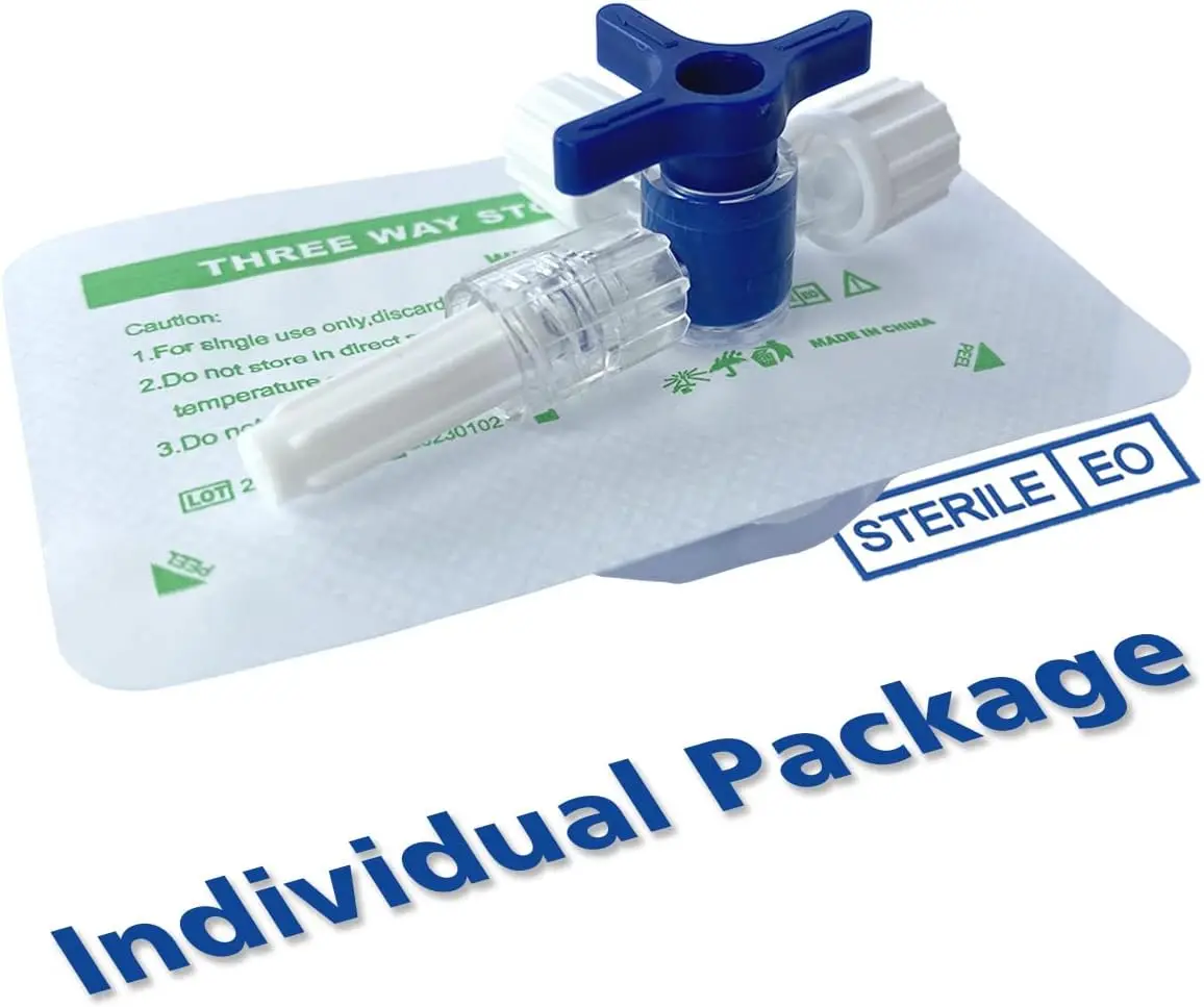 Threeway Stopcock with or Without Extension Tube Connector