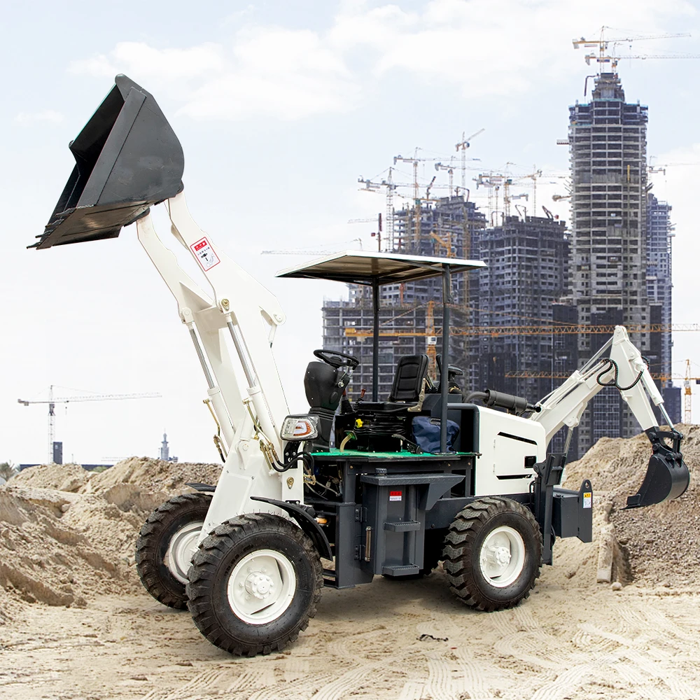 Epa mini tractor with backhoe and front end loader china 4x4 backhoe loader excav