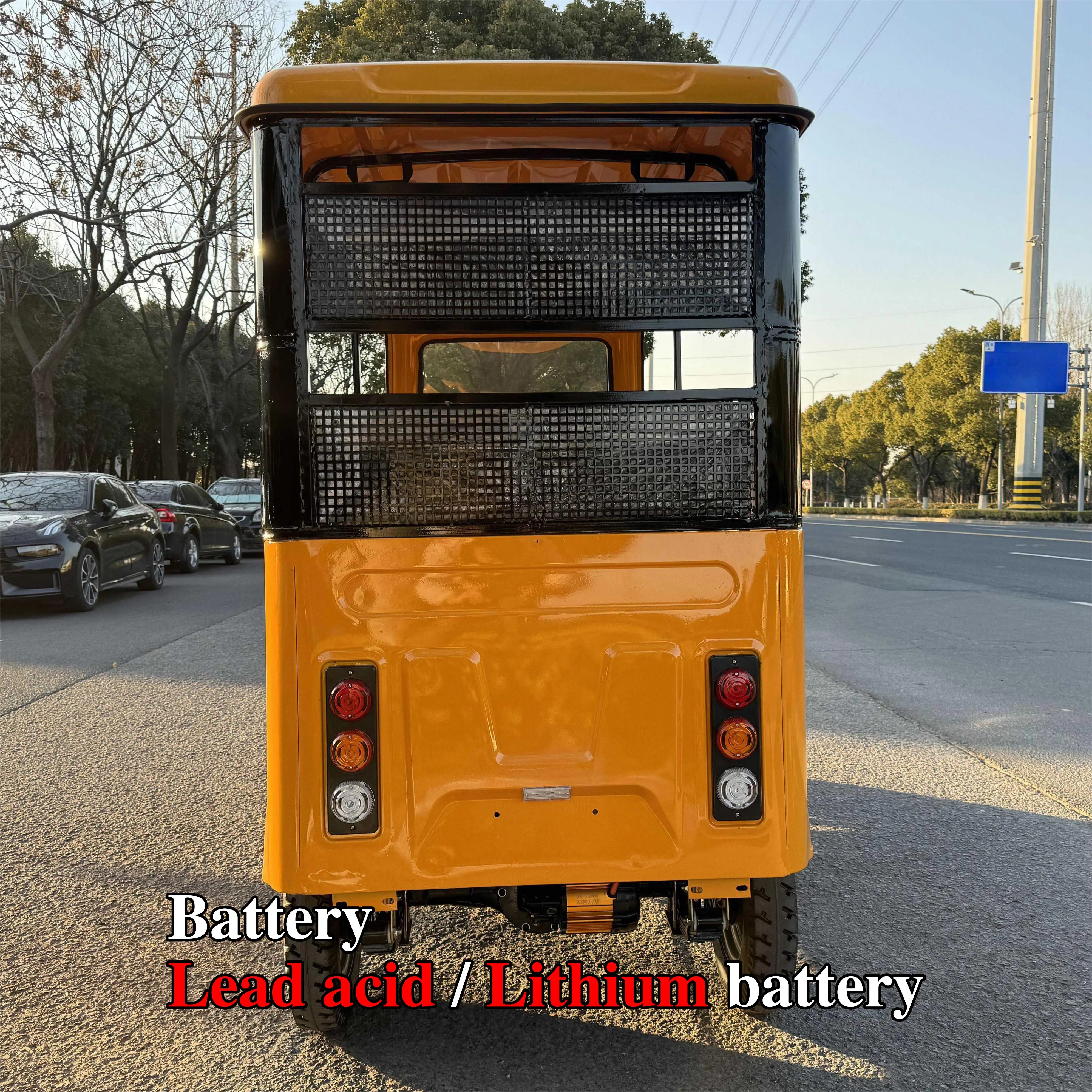 ZK3WV Big Powerful Cheap Price 6 Seats  Electric Tricycle For Passenger