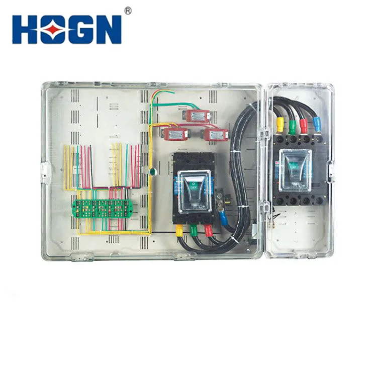 HOGN Lowest Price Electric Meter Cabinet Plastic Meter Distribution Cabinet with Main Box