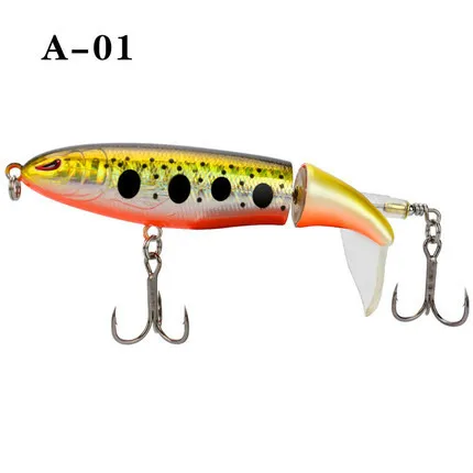 Рыболовная приманка Whopper Popper Swimbait 10 см/13 г искусственная Topwater с вращающимся хвостом рыболовные снасти крючки имитация