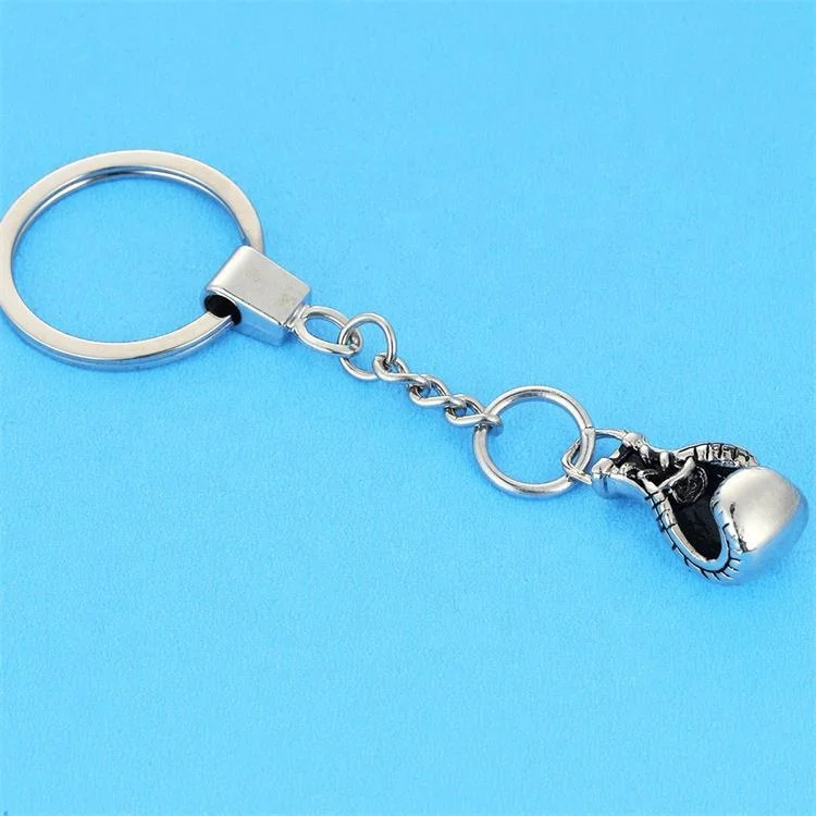 2024 New Boxing Glove Metal Keychain Simulation Glove Model Keychain Personalized Metal Keychain