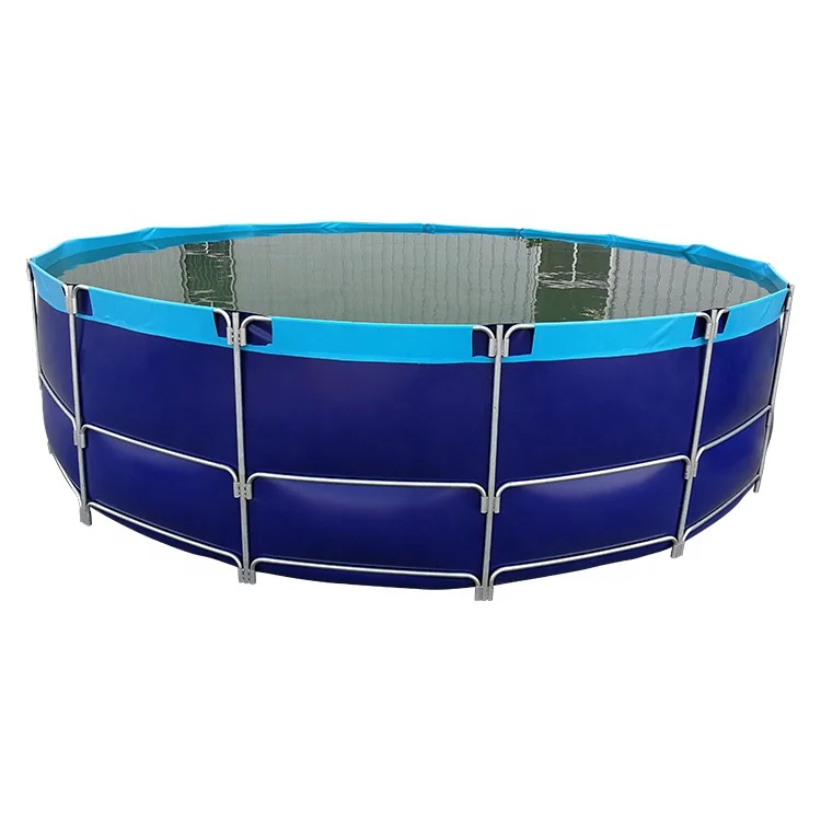 Складной 20000 литровый круглый брезент для пруда, ПВХ брезент