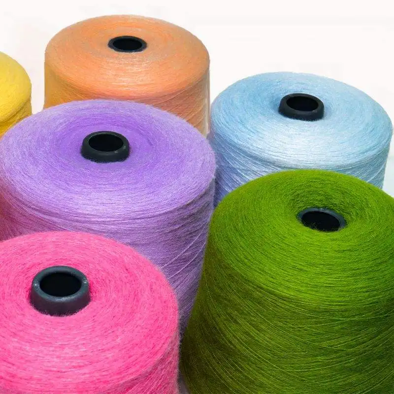 Factory Direct Sale Yarn With Meter Yarn Knittrd Hats Scrunchies Acrylic Nylon Polyester