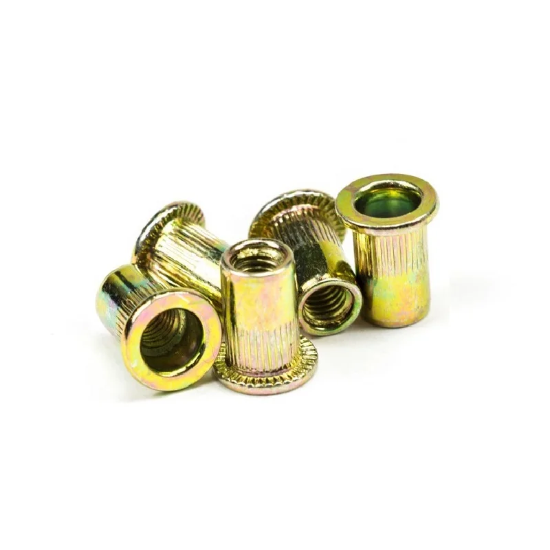 Industrial rivet  Rivet Insert nested Nut   Plated Flat HeadAccessories Industrial rivet nuts (1600529516526)
