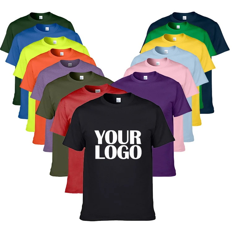 New Product Custom Printing Logo Tee Regular Team Activities Promotion Mens Activity T Shirts