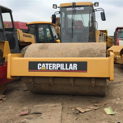 Low price original cat machine used cat road rollers 583c