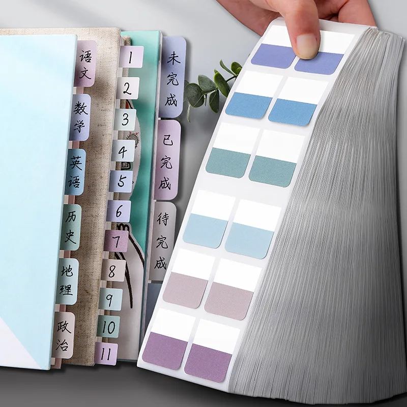 Sticky Index Tabs Markers for Book Writable and Repositionable File Tabs Flags Colored Reading Page note Self Adhesive Flag Tabs