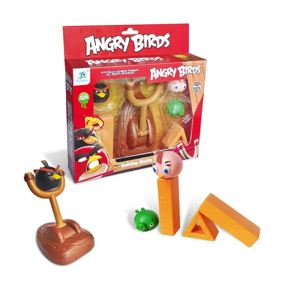 OEM ODM Birds Angry Toys Набор оригинальных аниме фигурок безопасный пластиковый строительный блок Настольная игра игрушка