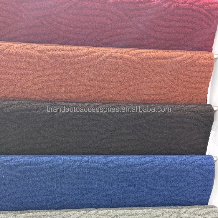Factory Direct Durable Tufted Material with TPR Backing for Car Floor Mats Tufted Material for Carpet for Car