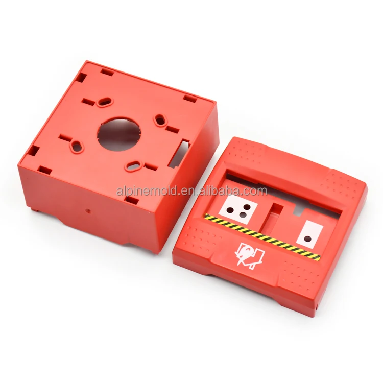 Custom Mold Design abs Injection Mold Fire Alarm Housing Molding