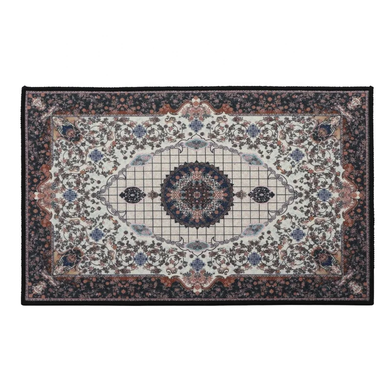 Living Room Bedroom Machine Washable Big Size Polyester Carpet with Print