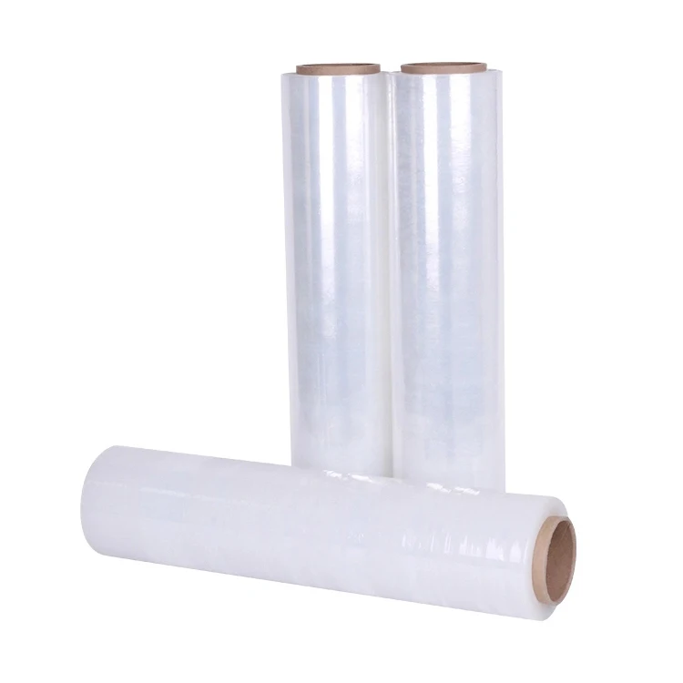 High Quality Strong Tensile Force PE Product Film LLDPE Transparent Roll Stretch Film