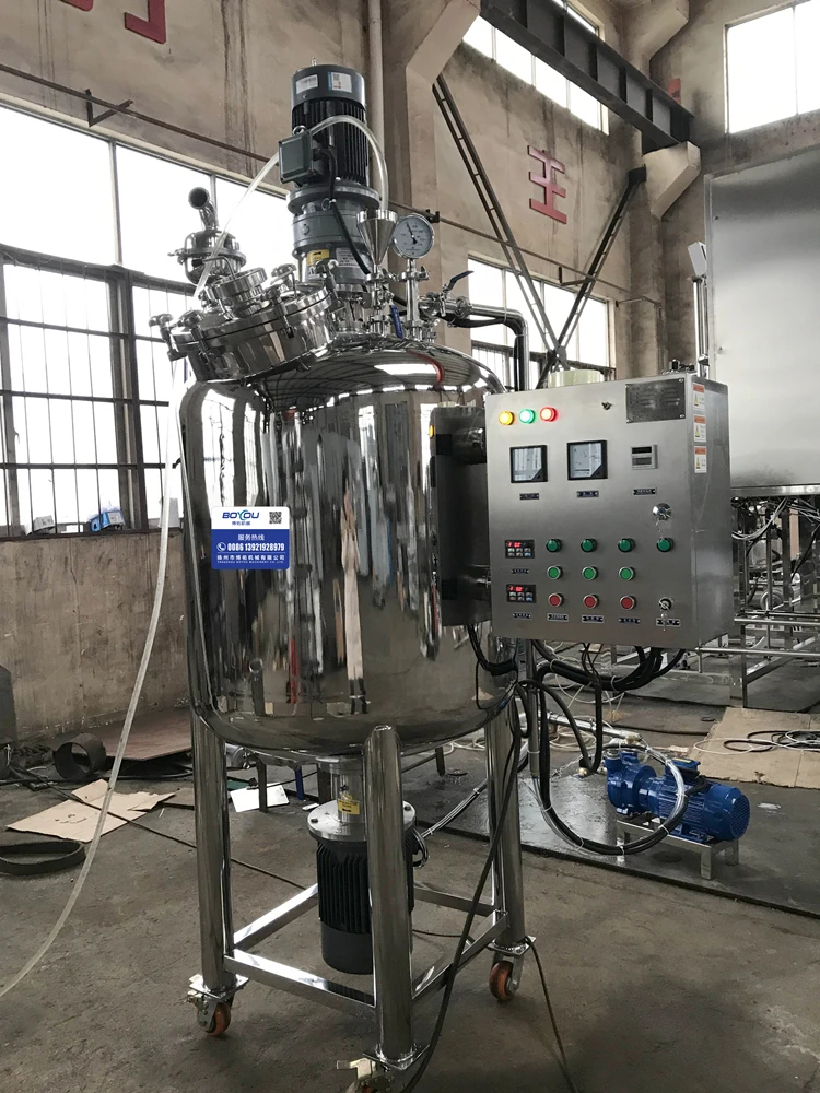 Lab Size Cream Making Homogenizer Cosmetic Cream Machine Laboratory Emulsifying Mixer