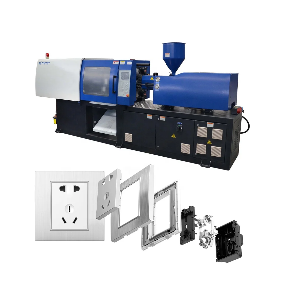 
HAICHEN 170 Ton Wall Switch Socket Automatic Make Injection Molding Machines 