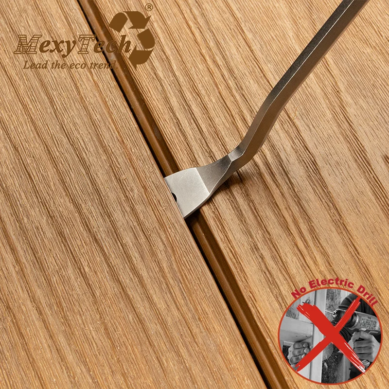 Easy to install & replace Solid decking wood plastic composite Co-extrusion Wpc composite Decking boards flooring