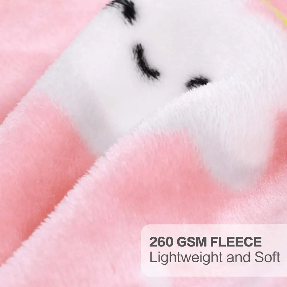 
wholesale personalized 100% polyester soft touch flannel fleece kids and baby blanket china 