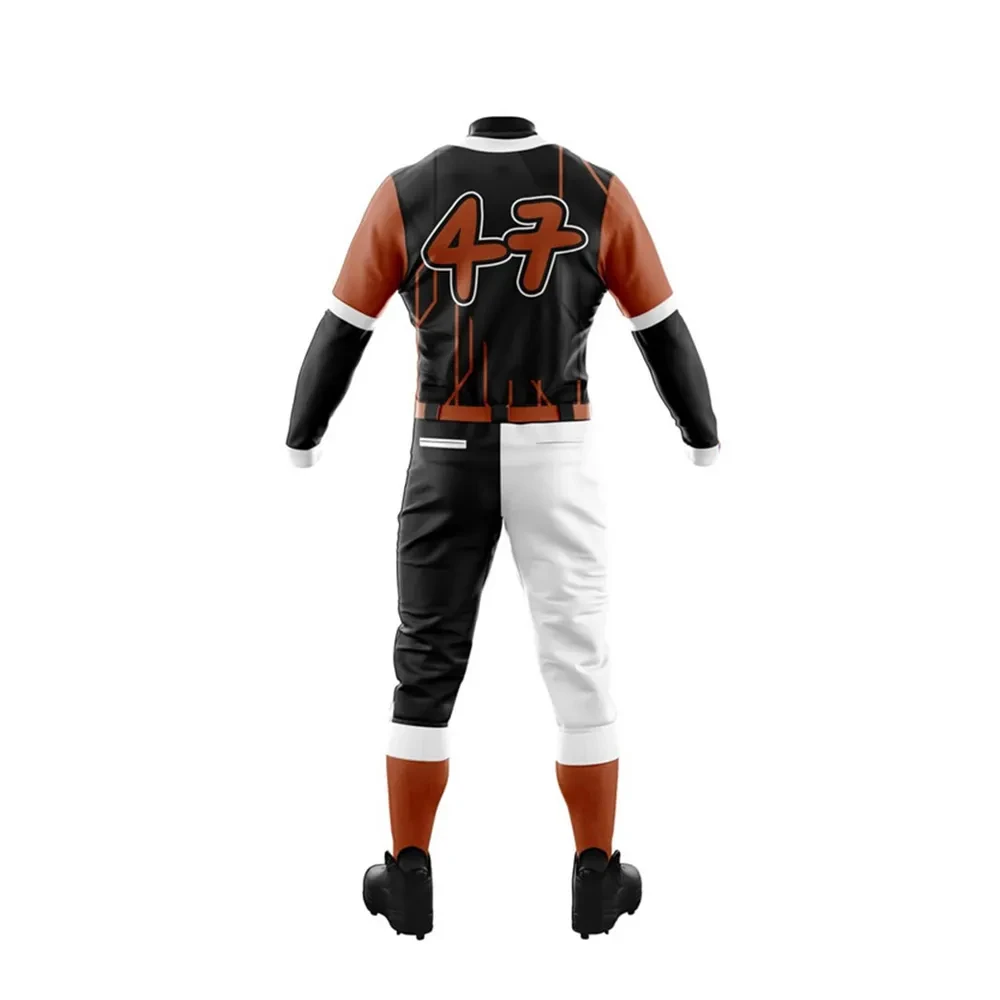 Professional produce breathable and two button baseball jersey wholesale baseball uniform 100% polyester baseball jersey