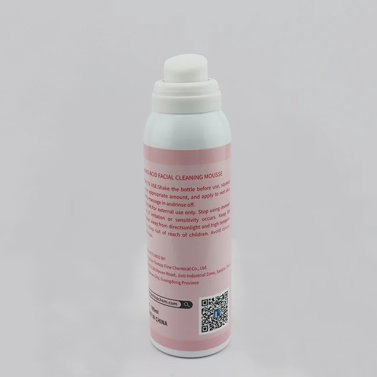 Gentle Amino acid Face Wash Brush Facial Cleanser Foam Mousse Moisturizing Makeup Remover Cleanser