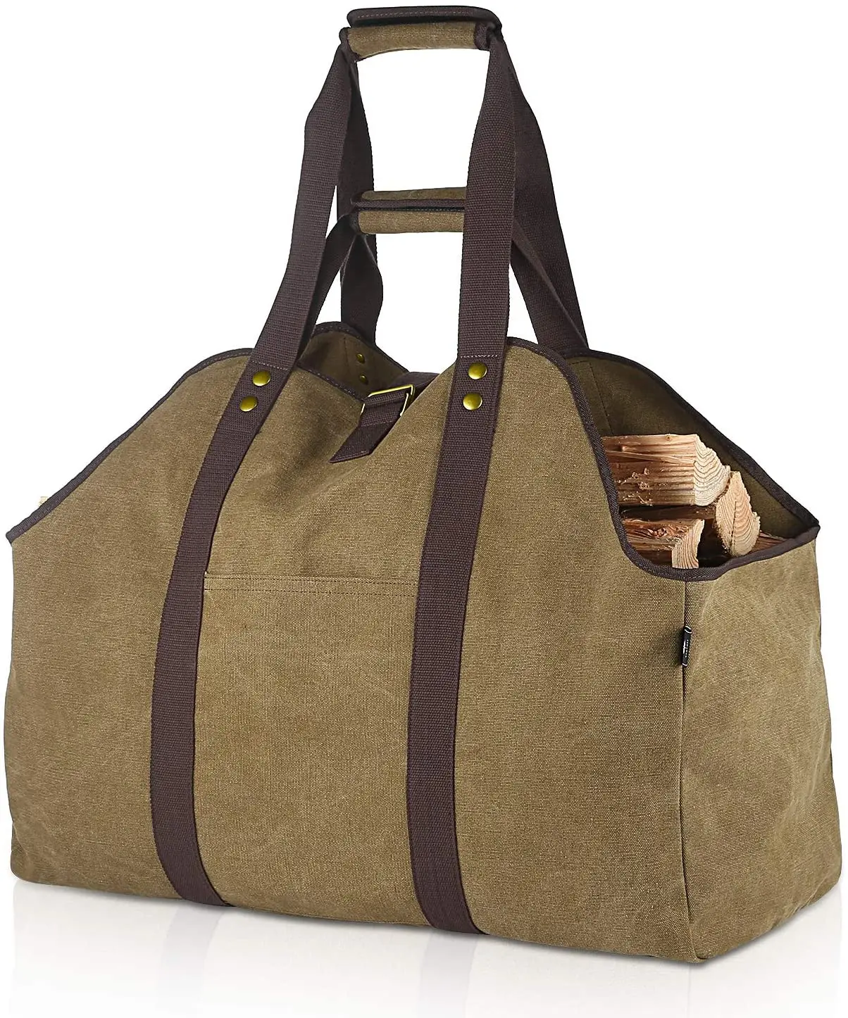 Large Capacity Bags for Firewood Log Storage Carry Bag