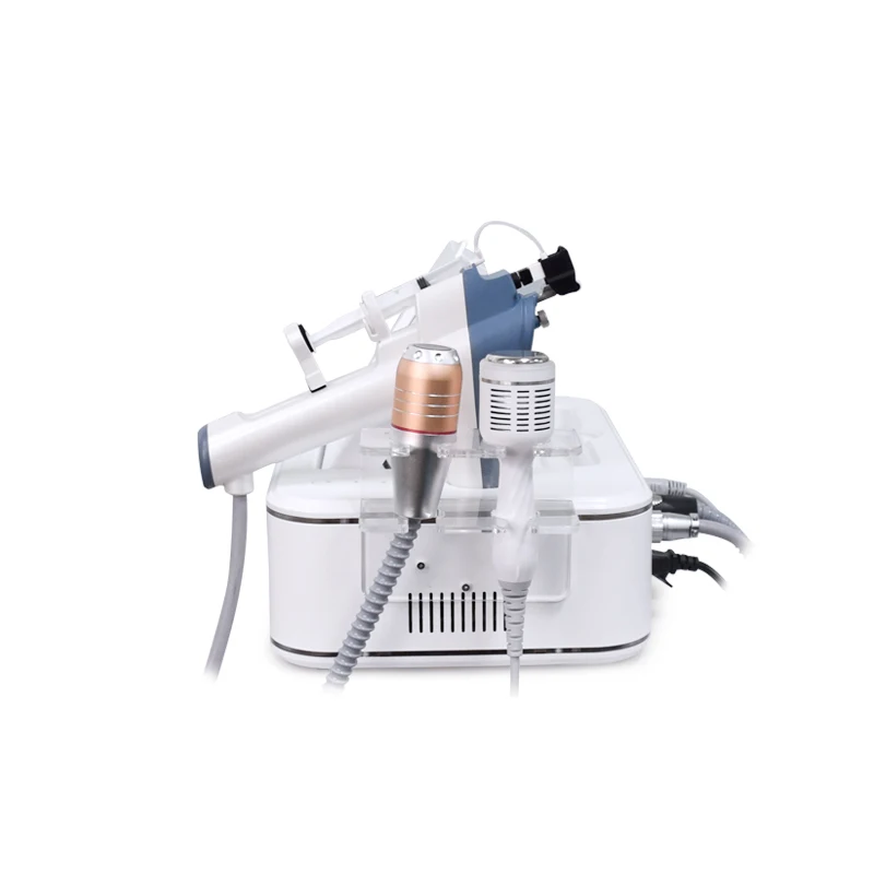 Needle-free injection electroperforation injection therapy machine for skin care and removal of stretch marks