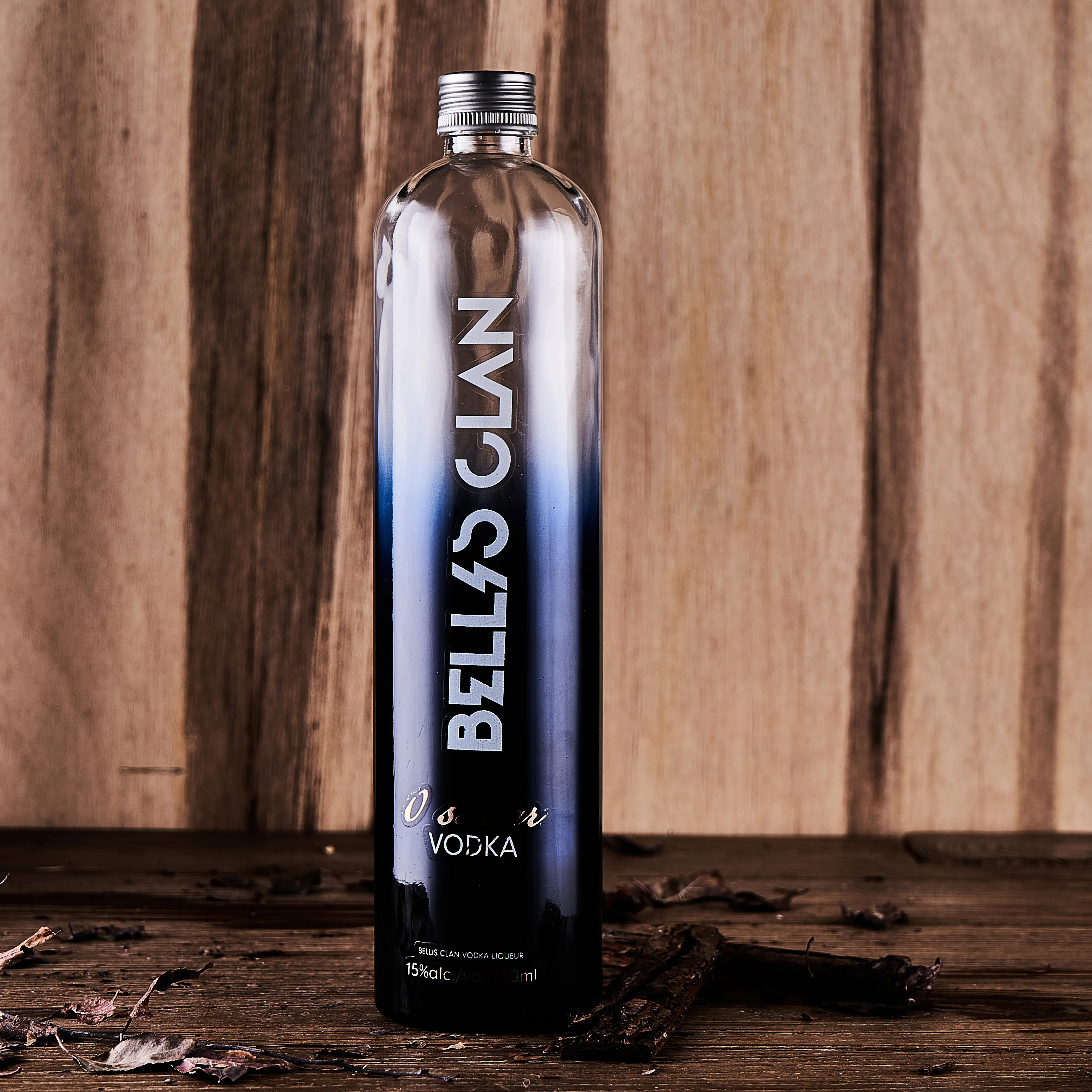 Factory direct sale custom silk screen decal printing spray embossing logo vodka gin rum whiskey glass bottle