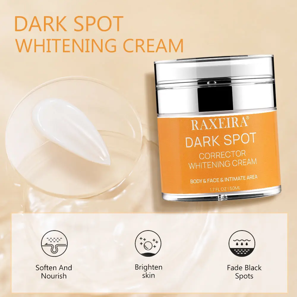 Hot Selling Private Label Fast Brightening Lightening Arbutin Nicotinamide Kojic Acid Face Whitening Cream For Dark Skin