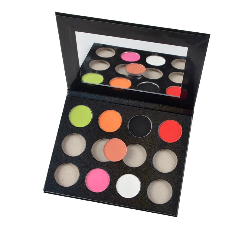 Make Your Own Brand High Quality 12 Color Professional Custom Eyeshadow Palette