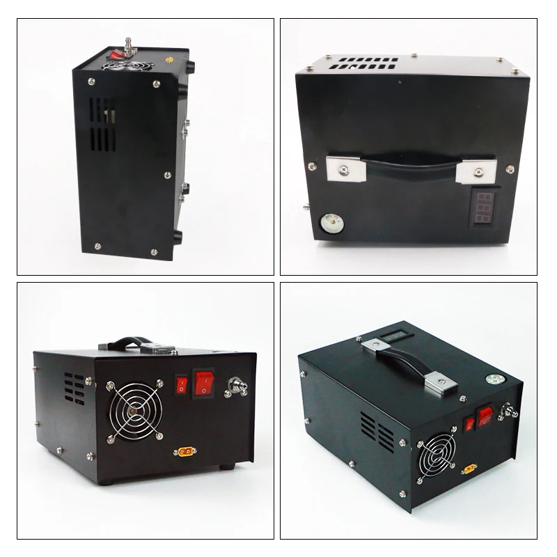 Factory Direct 12V/110V/220V Portable 4500psi 300 bar Pcp Pump Mini Car Pump Electric Air Compressor With Transformer