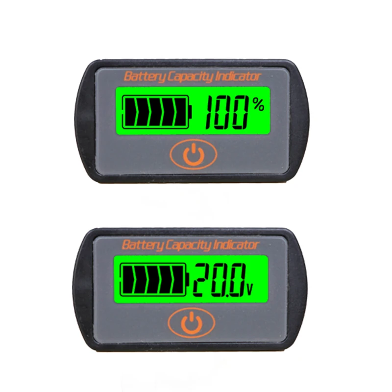 Adjustable 2S 3S 4S 5S 7S Lithium Battery Capacity Indicator LY7 12V 24V Lead acid Li-ion Lead-acid ebike Voltmeter Tester LCD